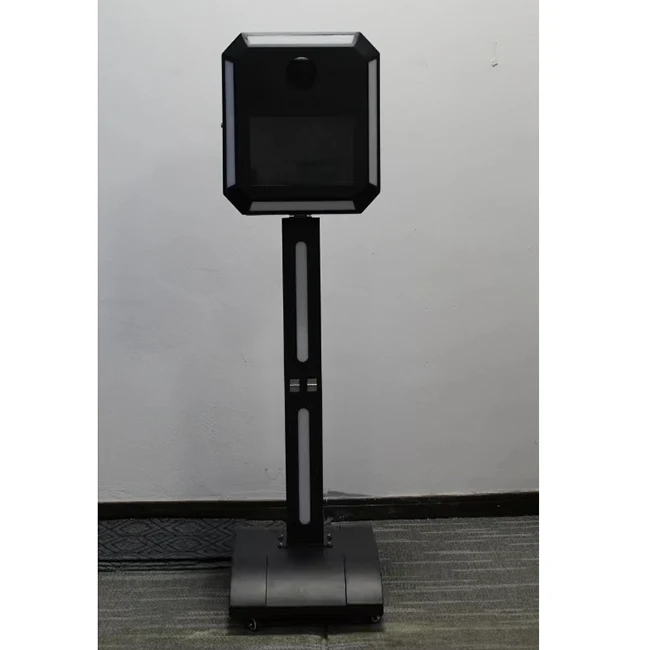 Новый продукт 12 1 дюймов вращающееся волшебное зеркало фотобудка робот Roamer RGB огни 360 для вечеринки