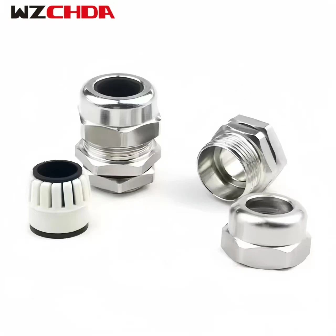 WZCHDA Waterproof IP68 M18 Brass Cable Gland IP68 Protection ISO Certification Waterproof High Quality Cable Range 5~10mm