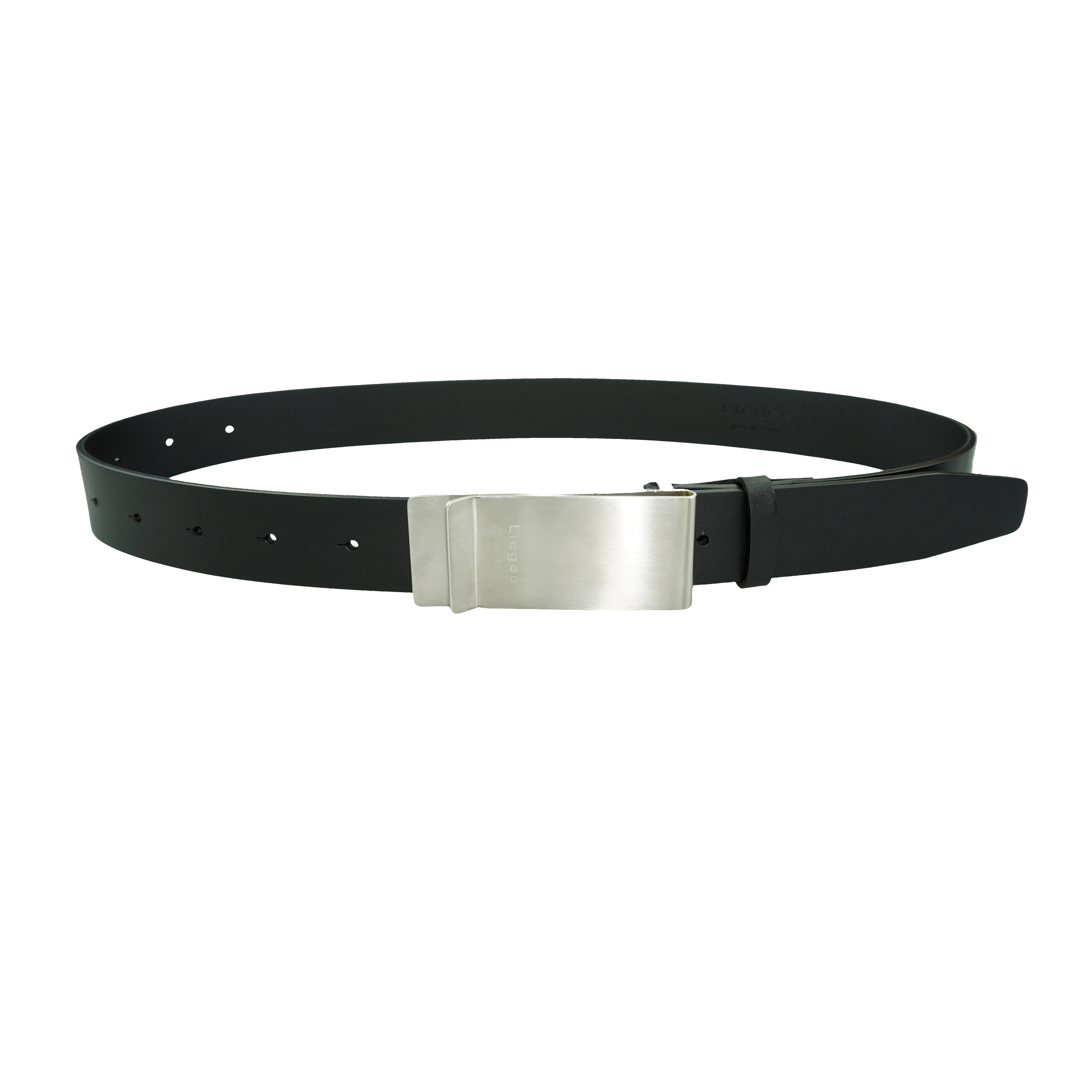 Ремни из натуральной кожи с металлической пряжкой