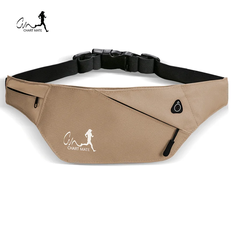 Hot Sale Custom Logo Waterproof Sports Waist Pack Pouch With Water Bottle Holder Neoprene Waist Bag Pouch Belt Bum Bag