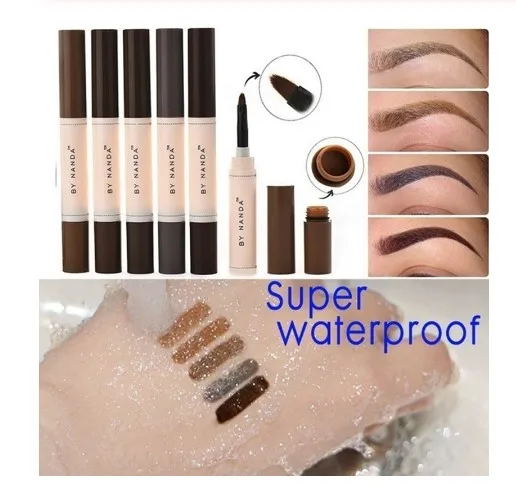 
Eyebrow Enhancers Eyes Makeup Professional Eye Brow Dye Cream Pencil Long-lasting Waterproof Brown Tint Paint Henna Eyebrows 