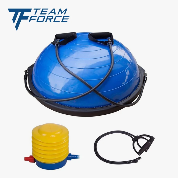 Balance Ball  with Resistance Bands Balance Trainer for Yoga Fitness, Stability Workout, Strength Exercise, Physica