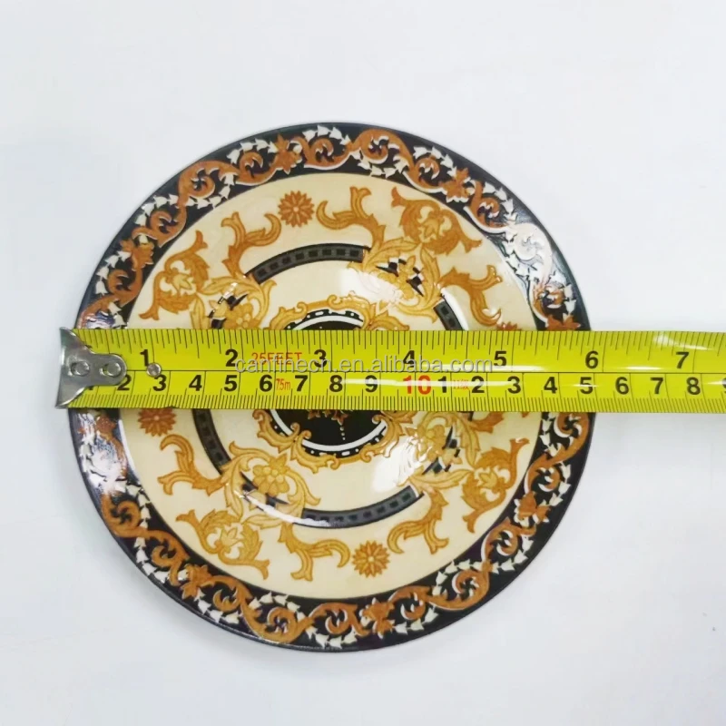 Wholesale Cheap colored glaze high quality porcelain dinner plate Rice bowls round ceramic dinnerware sets for restaurant