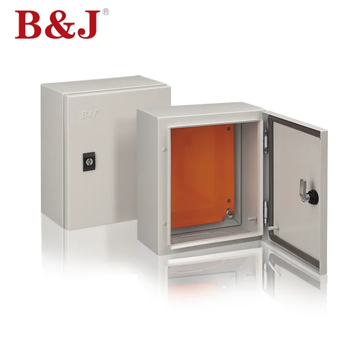 B&J Wall Mount Enclosure IP66 Waterproof Electrical Metal Distribution Box Panel