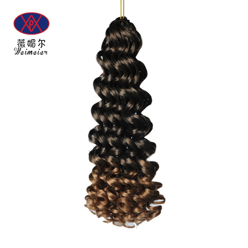 Synthetic Goddess Wave Hair Braiding Crochet Hair Extension Spring Wand Curl Hair