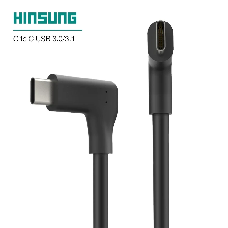 Premium Right Angle 90 Degree USB 3.1 Gen1 Gen2 C to C Cable