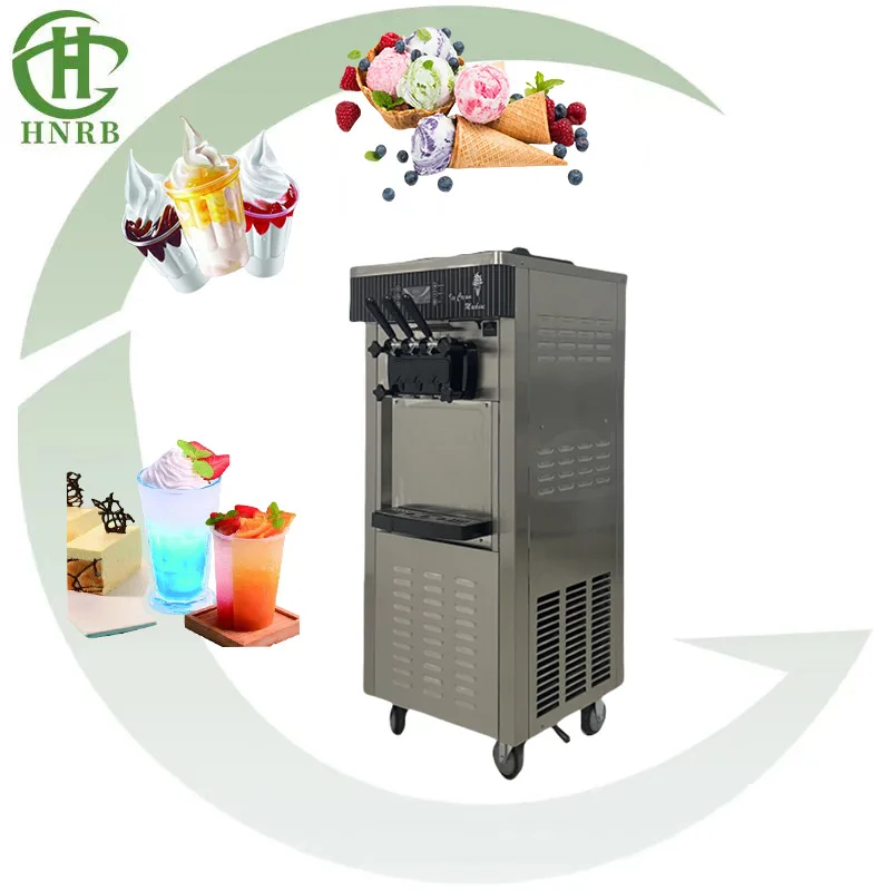 Professional 20L/H Korean Soft Milk Ice Cream Maker New for Restaurant Use or Coffee Shop Swirl Ice Cream Making Machine