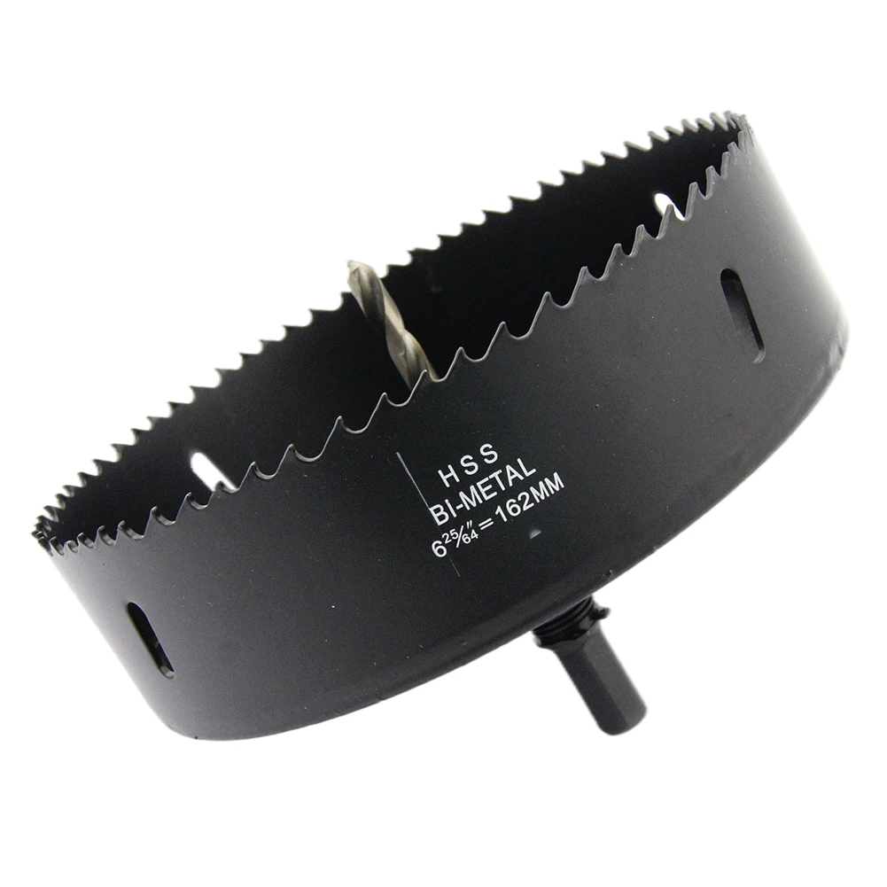 Hole saw LAIWEI bimetal hole saw with heavy duty arbor for metal pipes, wood, sheet metal, etc. Locking pin makes the tool stron