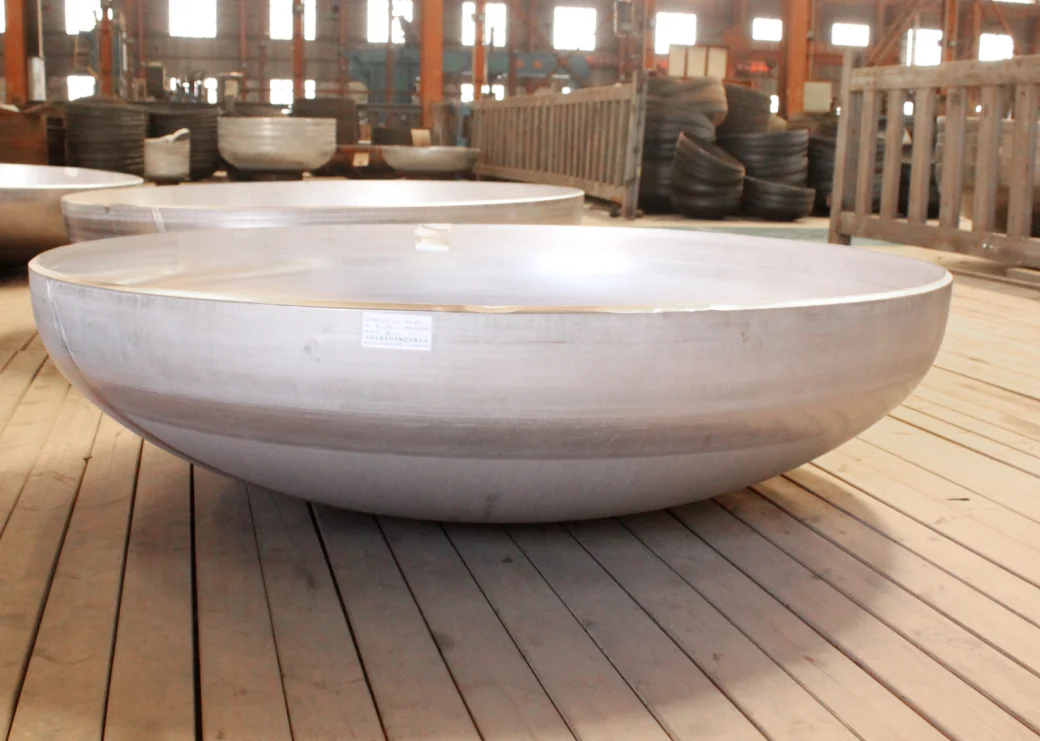 Polished Stainless Steel Elliptical Dished Head for pressure vessel tank end