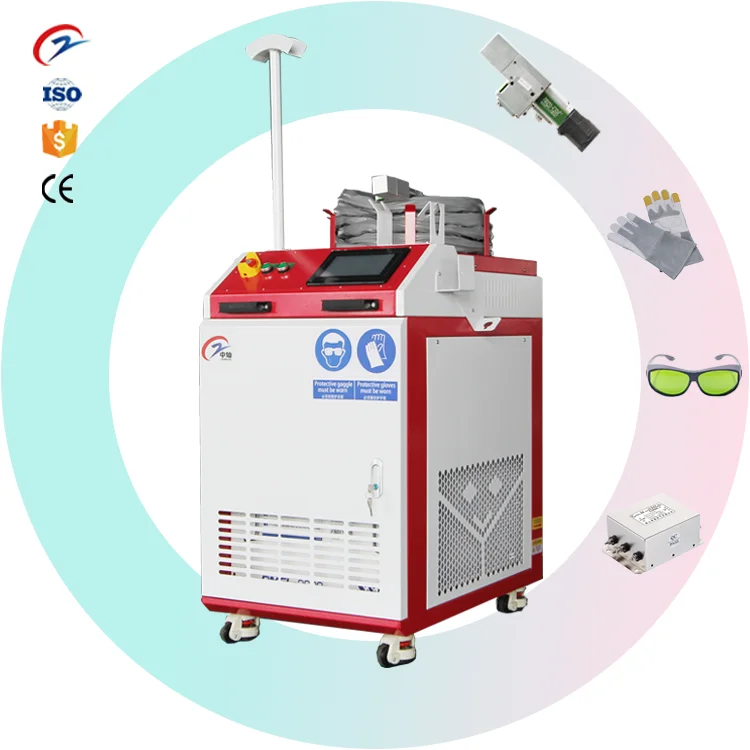 Good Price Containuous Laser Cleaning Machine 1.5kw 2kw 3kw High Efficiency Cleaning for Metal Rust Cleaning Paint Removal