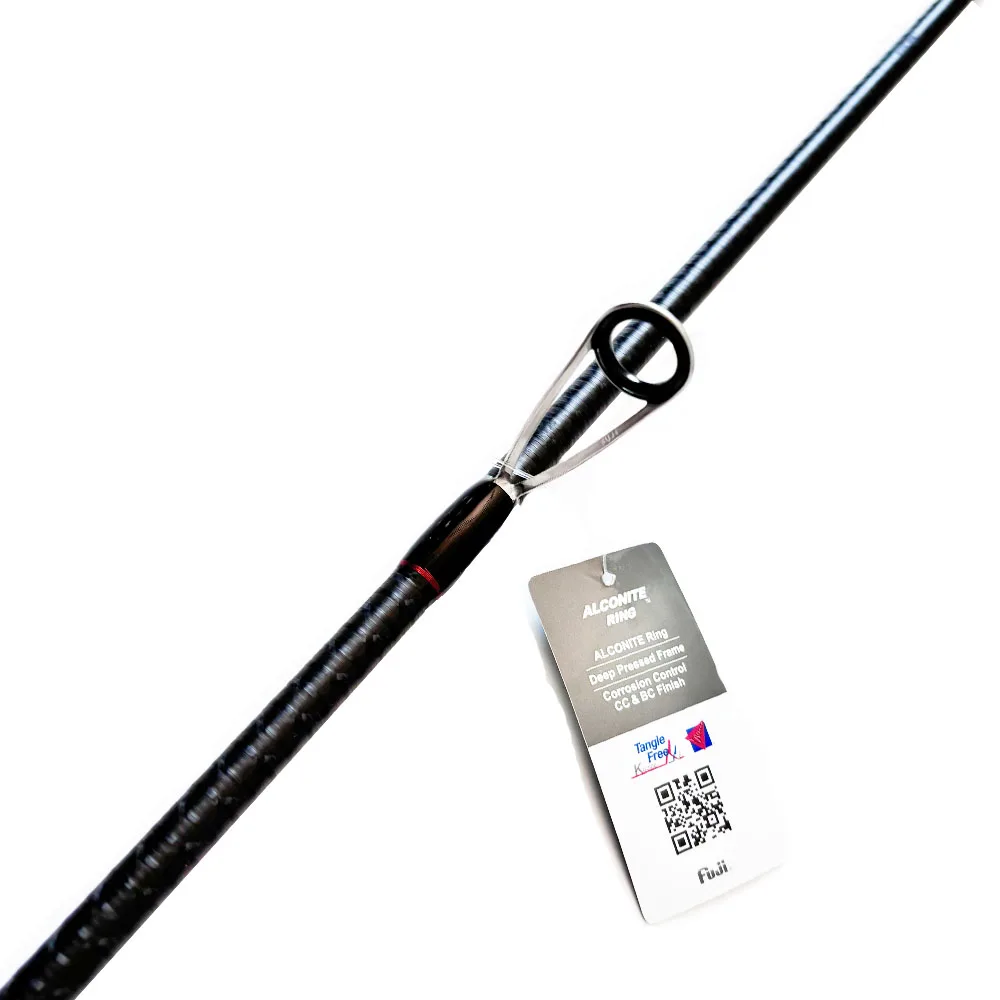 BAR213 High modulus toray carbon blank Rubber butt fuji alconite guides fishing bass rod with various models
