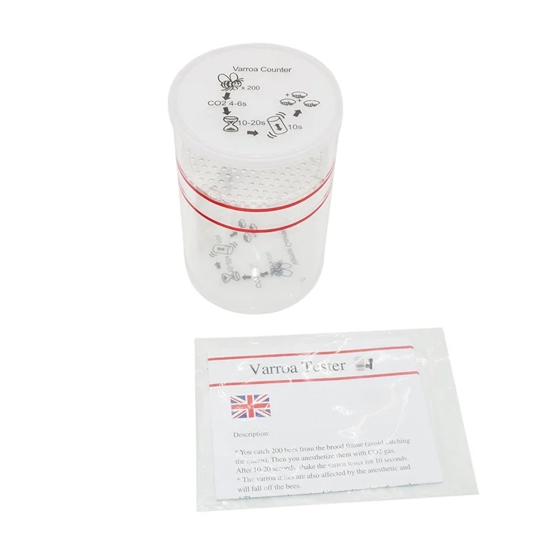 Beekeeping tools Agricultural Bee Friendly Bee Keeping Equipment for Varroa Treatment Easy Quick To Check Mites Varroa Tester Co