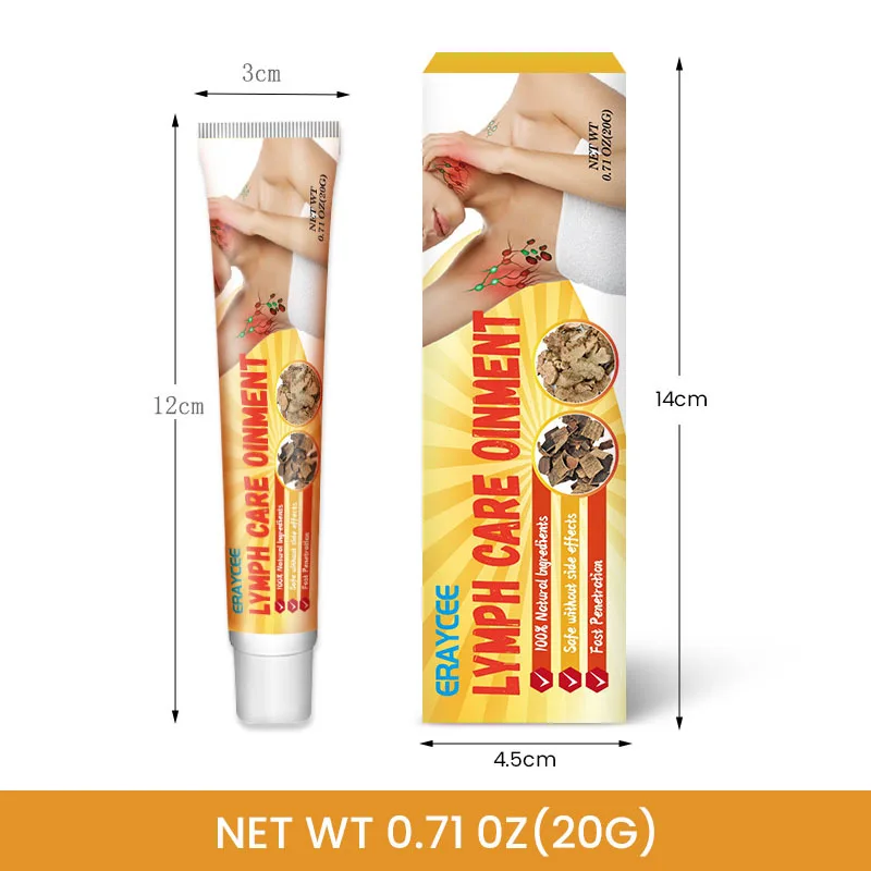 Herbal Lymphatic Drainage Cream Anti-Swelling Lymph Node Treatment Breast Ointment Lymphatic Ointment