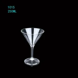 Wholesale plastic cocktail glass 410ml unbreakable polycarbonate drinking wine glass cup