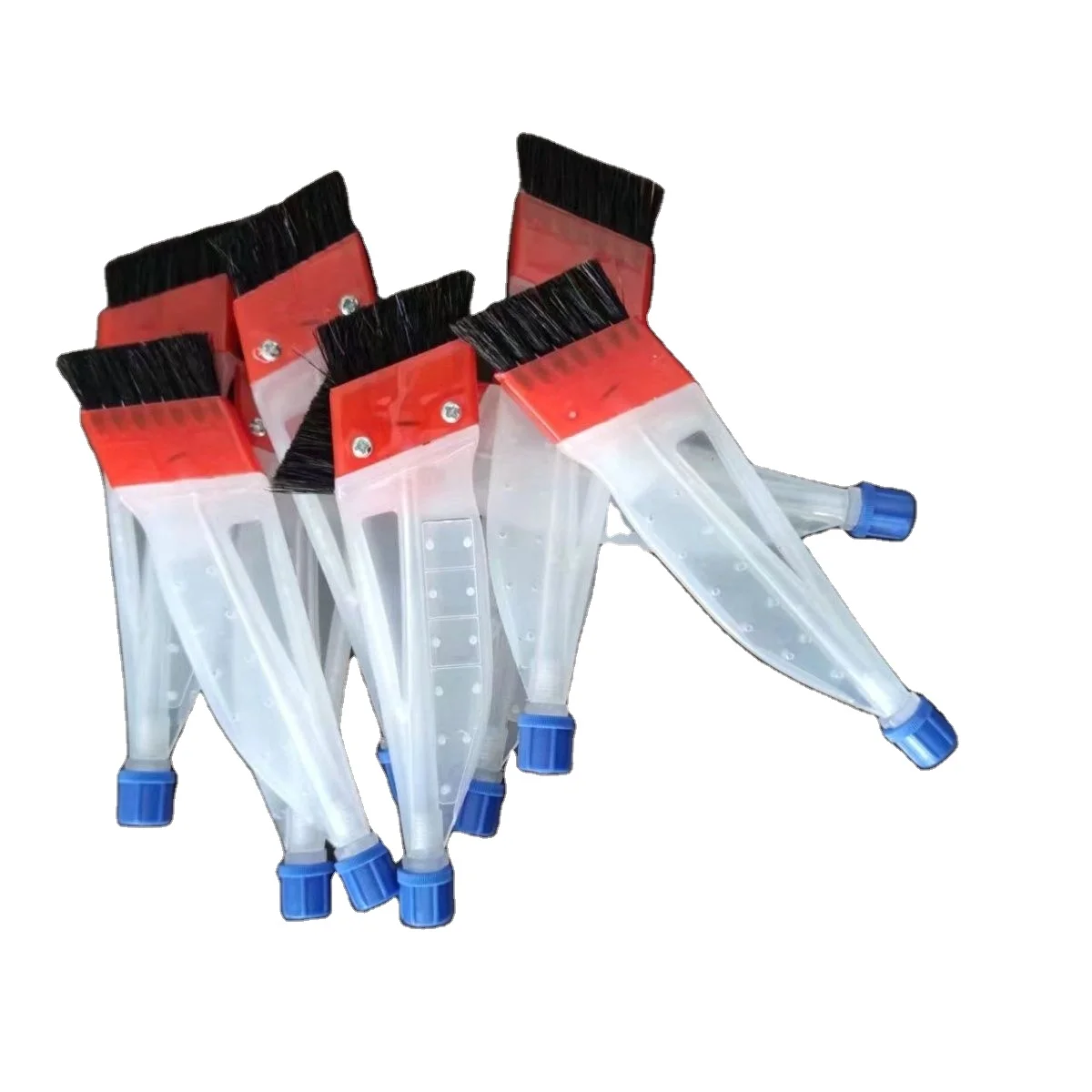 3.5cm Glue  brush in plastic handle ,horse hair glue brush tool