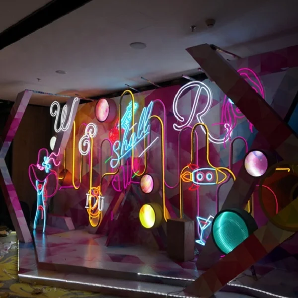 Неоновая светодиодная вывеска Skyseen украшение для стен индивидуальный логотип Электронная