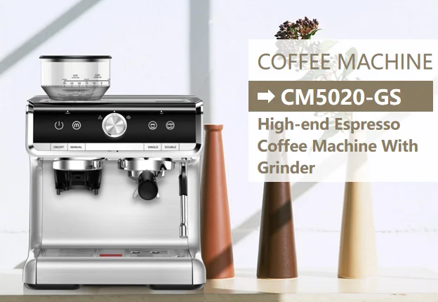 
Automatic 2.0L Coffee Grinder and Espresso Coffee Maker 3 in 1 