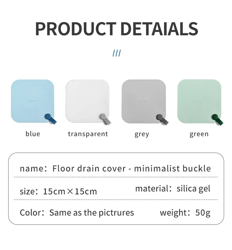 2023 Hot Selling Durable Round Plug Cute Sink Floor Cover For Kitchen Bathroom  Drain Hair Catcher Shower Trap Bathtub Stopper