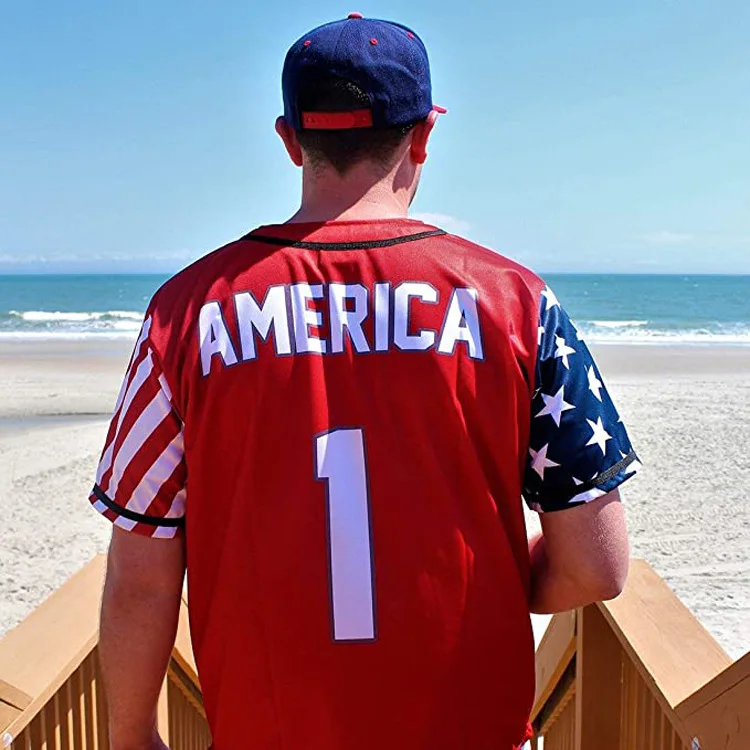 Amazon  Custom Best Seller  V Neck New York Baseball Team Jersey  Short Men With Printing Logo Label