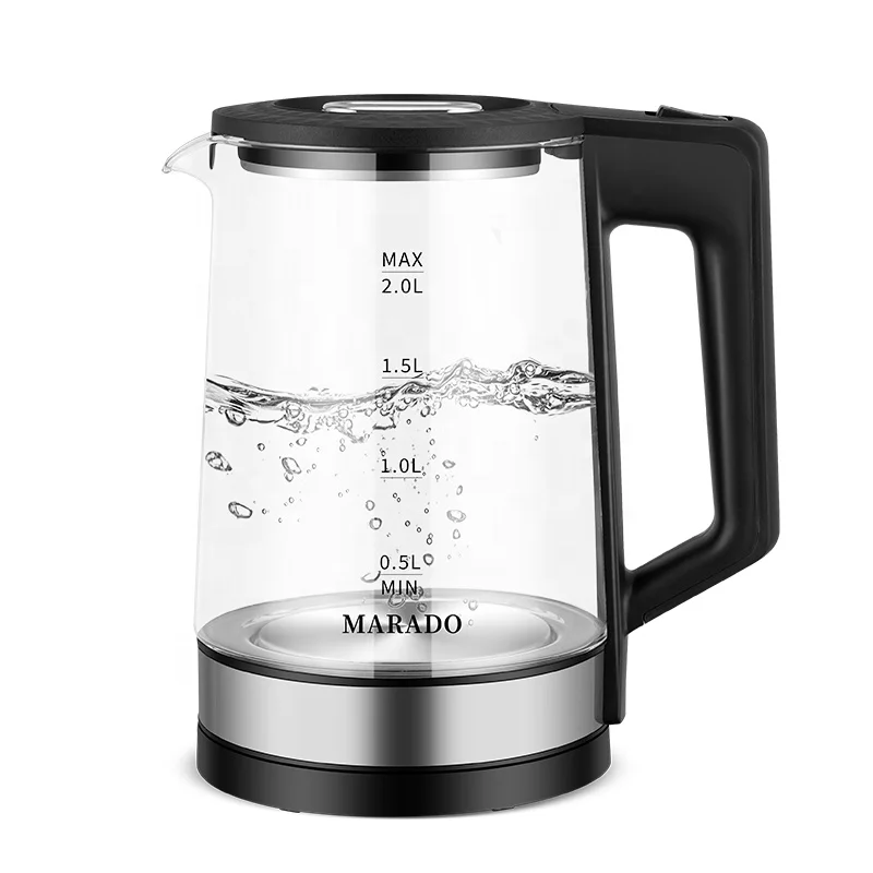 Hotel Home Kitchen Appliances Glass Kettle Boil Dry Protection Electric Kettle Keep Warm Cheap Glass New 1500 Watt CB 2.0 220