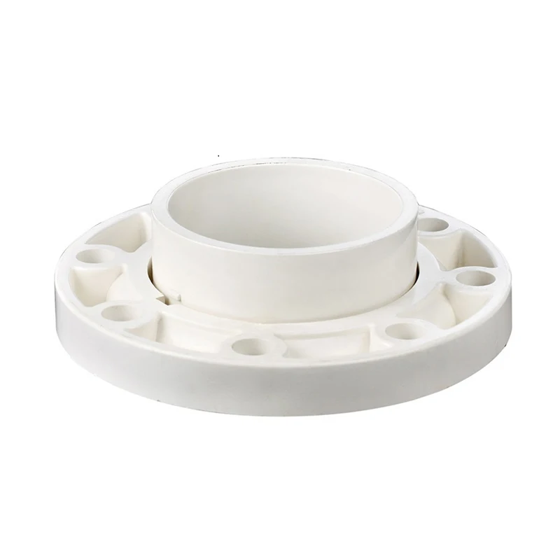 UPVC 20 25 32 40 50 63 mm Flange Pipe Connector PVC Adapter Hardware Fittings Tube Parts Slip Socket Flanges