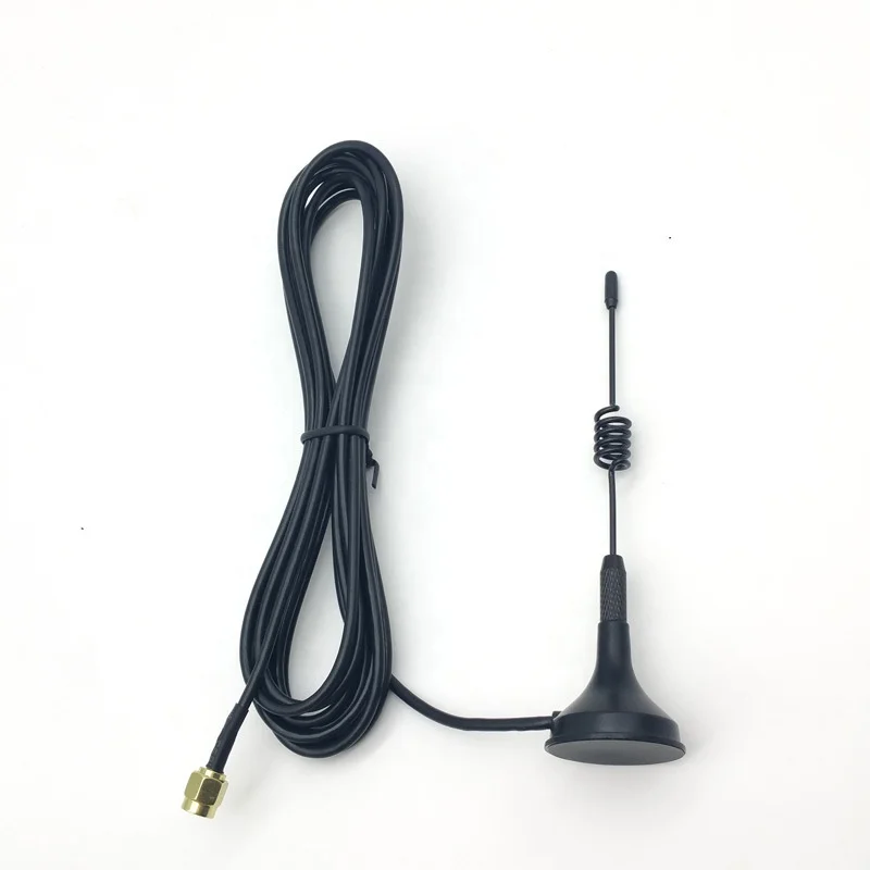 470MHz Long Range Lora Antenna 5dBi High Gain Omni Antenna With 3m RG174 Cable Custom Connector Magnetic Antenna