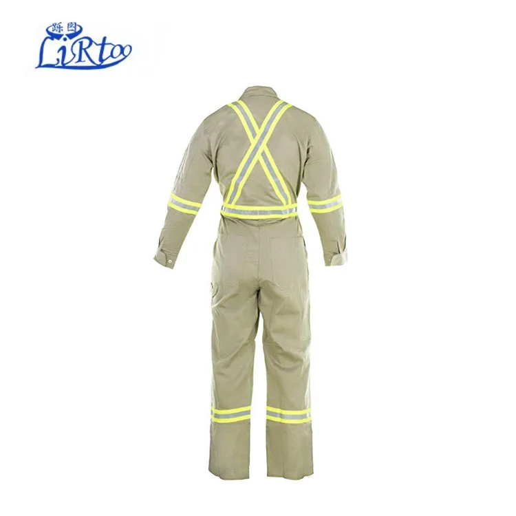 Flame Resistant FR High Visibility Hi Vis Coverall - 88% C/12% N