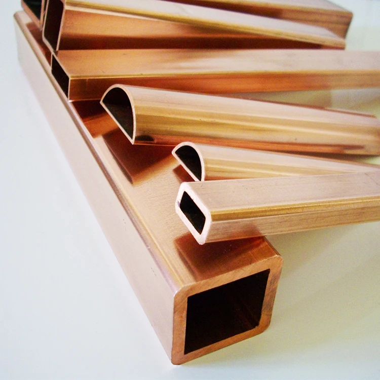 Approved Round Square Rectangular Oval Half-Round Copper Tube Pipe For Heating