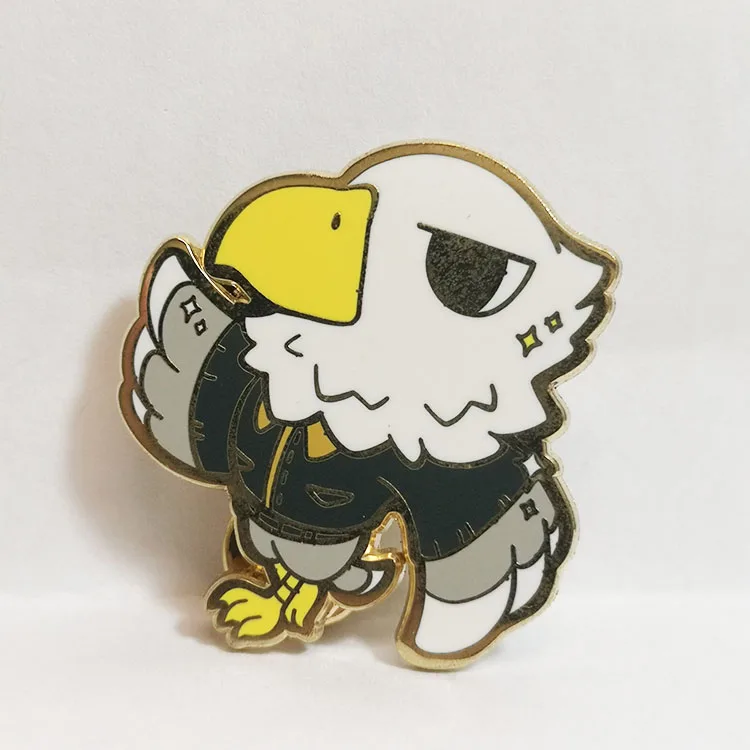 High Quality Custom Metal  Fashion Hard Enamel Badge Decorative Lapel Pins Souvenir Gift