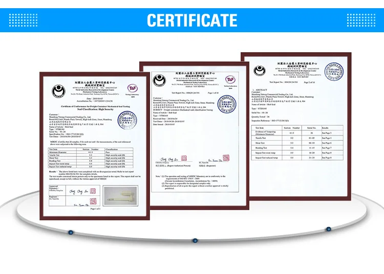 YT-BS 604 high demand products in market tamper evident containers bolt security seal malaysia with laser tag china