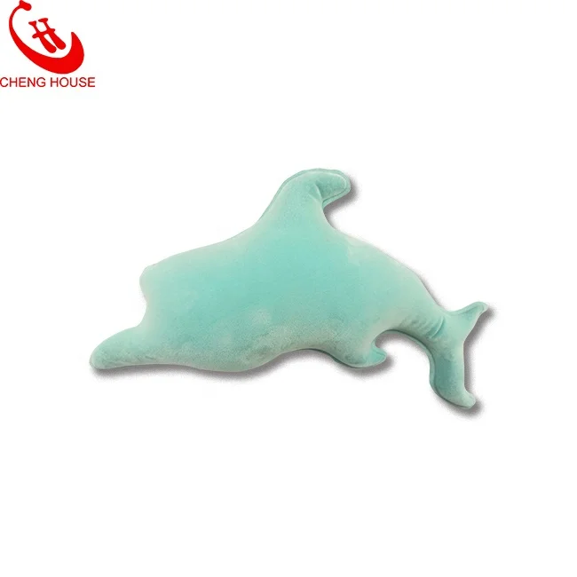 
Dolphin Shape Inflatable Cute Toy with Flocked PVC soft to touch Plastic Fish Inflatable Pillow or Cushion 