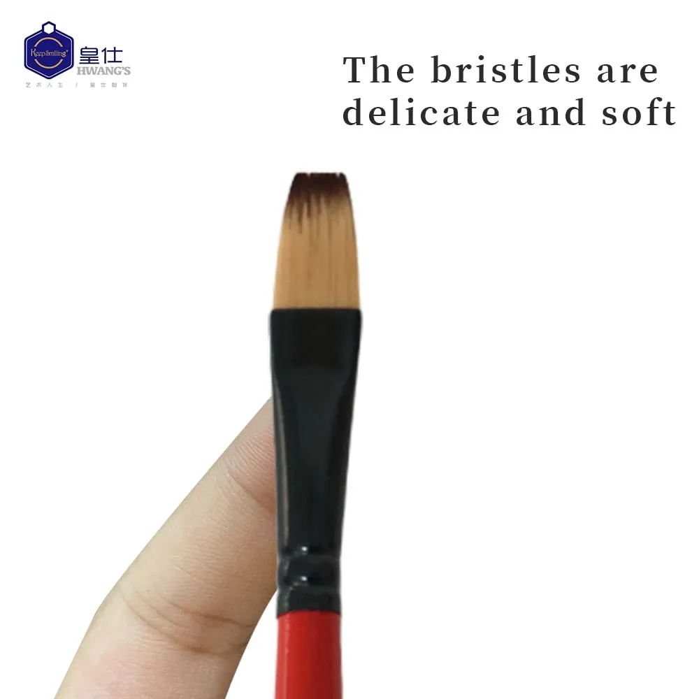 Keep Smiling 5pcs Fine Nylon Hair Artist Watercolor Paint Brush Set Painting Supplier