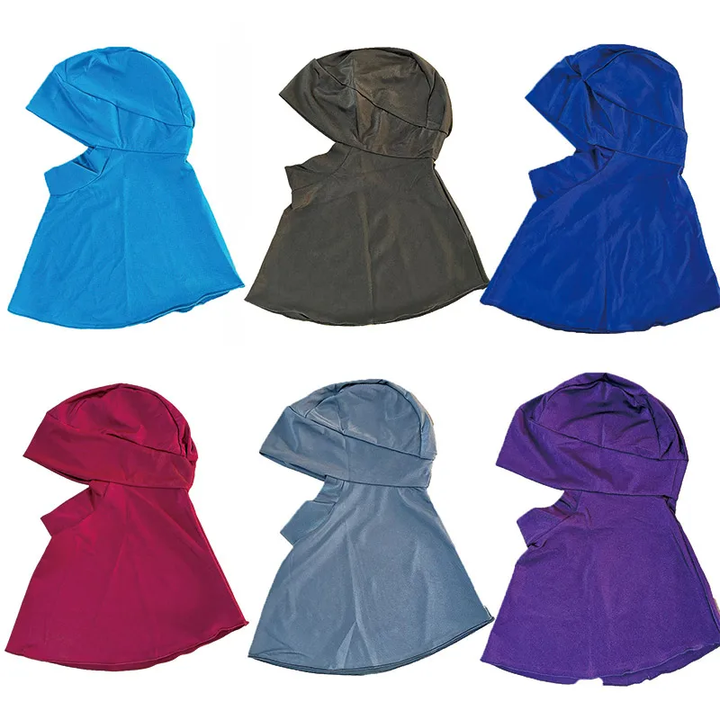Fashion Women Hijabs Neck Cover Scarf Bonnet Inner Hijab hat Full Cover Bone Lady Islamic Muslim Headwear Hijab