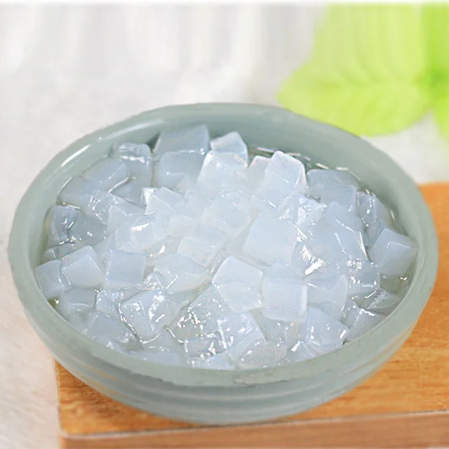 Превосходное кокосовое желе Nata de coco 1 кг кубического ароматического сырья смесь для Тайваньского молока чая пудинга десерта безалкогольного
