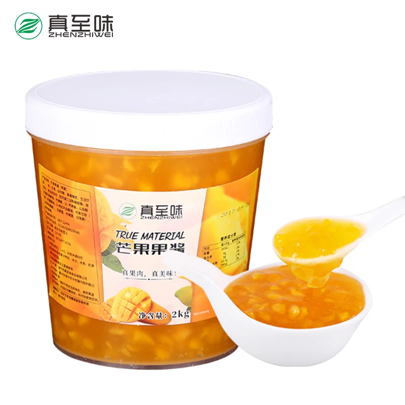 Китайский варенье манго без консервантов органический Спред для экспорта фруктовый Топпинг оптом под заказ Частная марка Халяль 2 кг джем