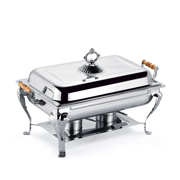 FTS Chafing Dishes Catering Set Food Warmers Warmer Chaffing Luxury Stove Chefing Wholesale Buffet Chafing Dish
