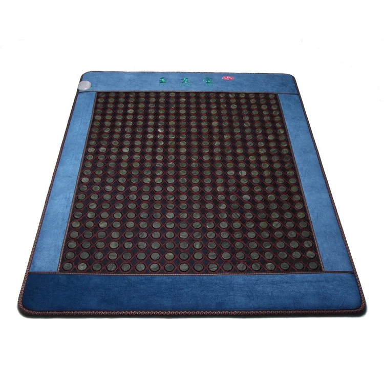 
Healthcare heating massage mattress body jade stone tourmaline electric therapy heating mat 
