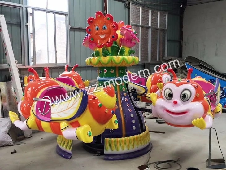 Theme park rides bee self control plane product of amusement park