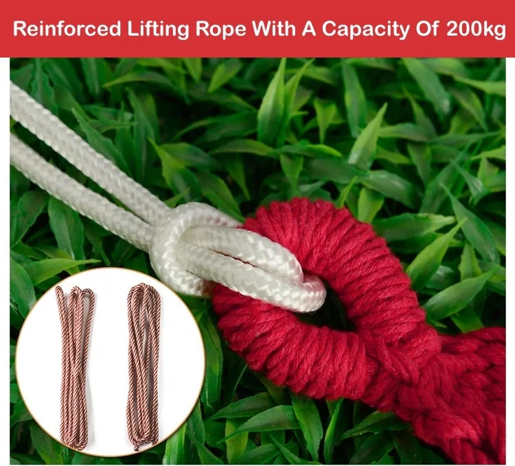 Canvas Hammock Bed Folding Double Hanging Nylon Wholesale Swing Portable Outdoor Camping Hammock