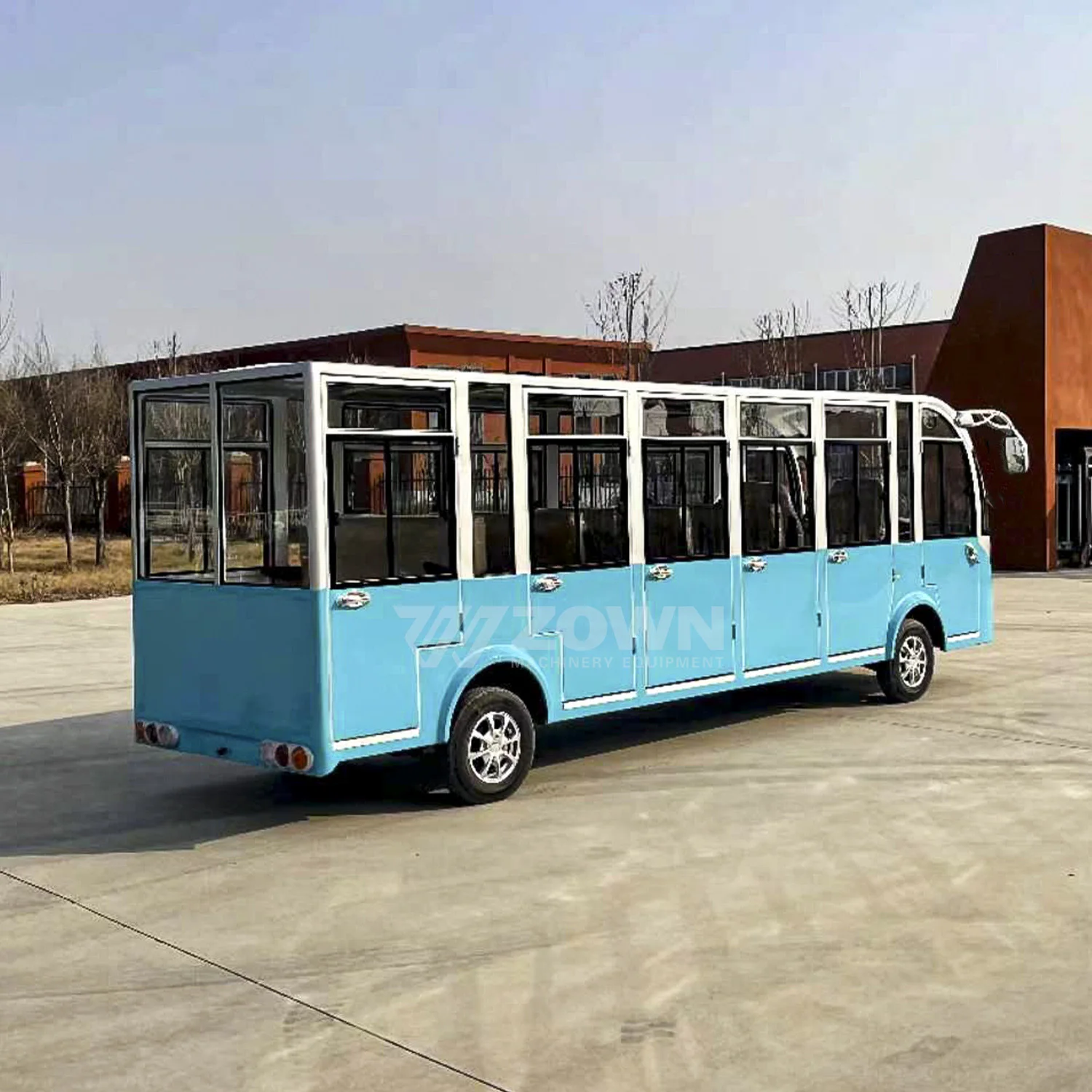 Factory direct sale cheap electric second-hand bus long-distance coach 16 seats 4x4 off-road bus
