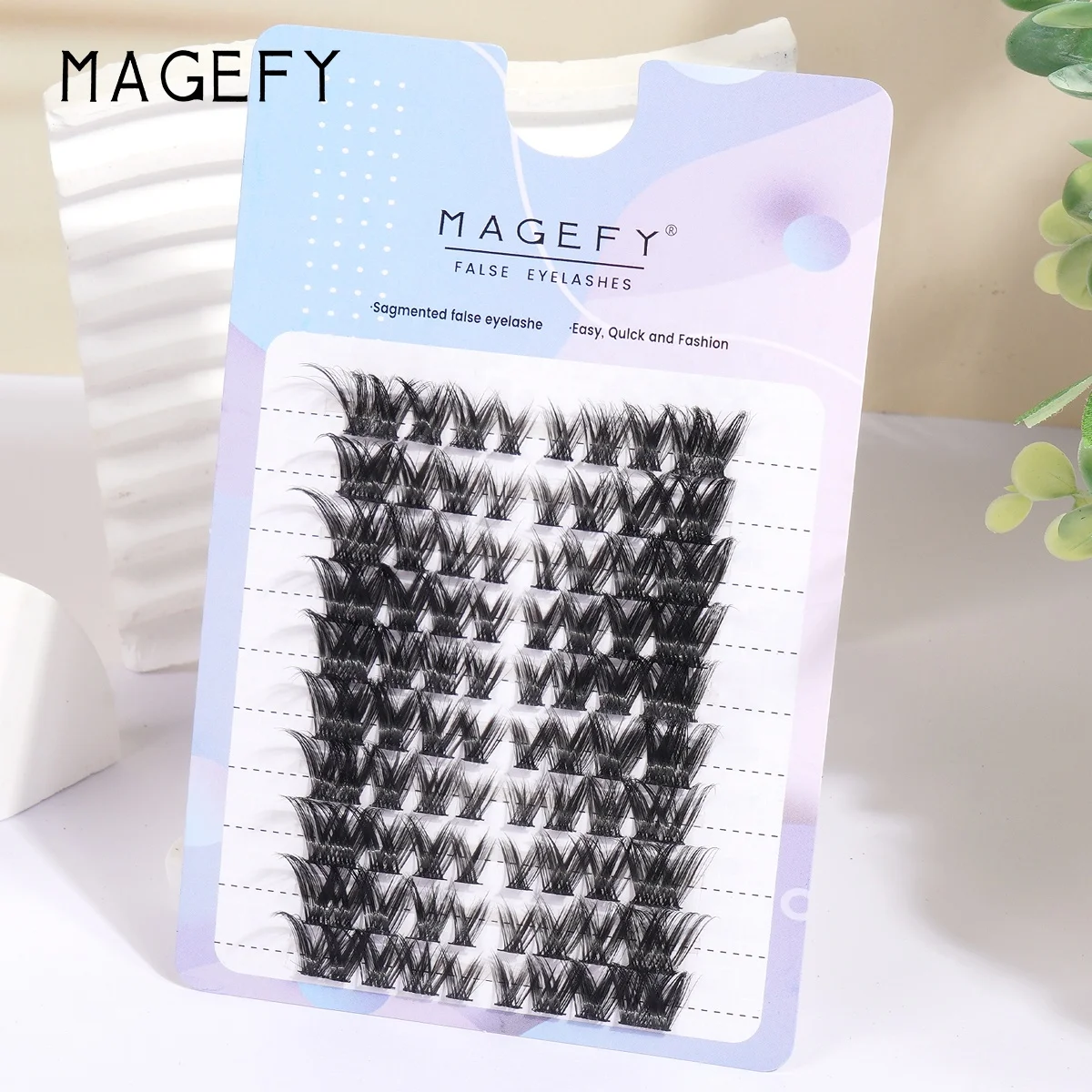 MAGEFY diy Индивидуальные Накладные ресницы 9-18 мм смешанный лоток оптом Очаровательные накладные кошачий глаз лиса