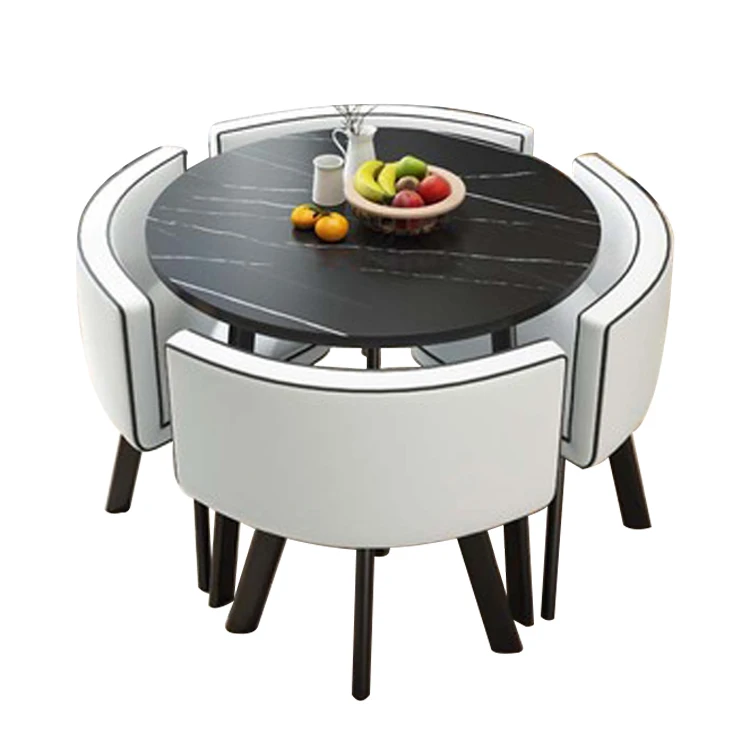Высококачественный кофейный столик, мебель для столовой, кофейный обеденный стол, черный