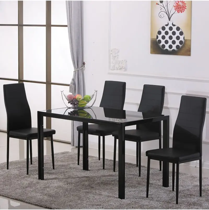 Modern Luxury Dining Table and  Dining Chair Set  dining room 4 chairs Restaurant  table