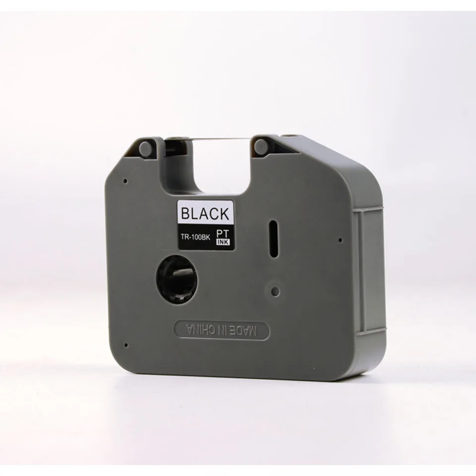 Совместимость TR-100BK 12 мм * 100 м черная лента для