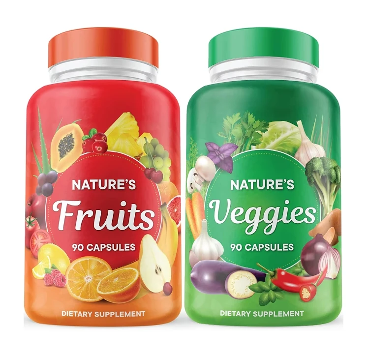 Fruit and Vegetable Supplements Made with Whole Food Superfoods