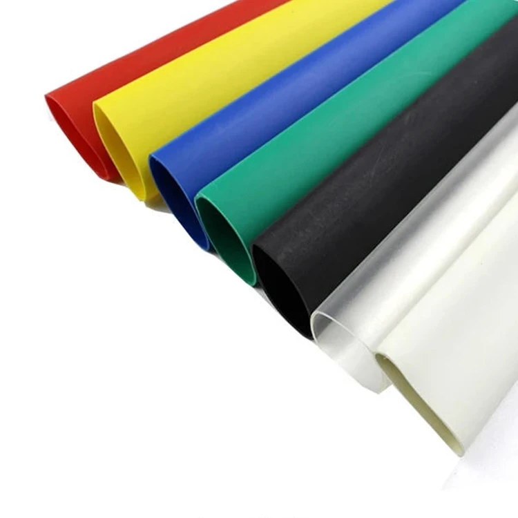 Flexible Heat Shrink Sleeve Polyolefin Thermo Shrink Wrap Heat Resistance Sleeves Thick Heat Shrink Tube Roll