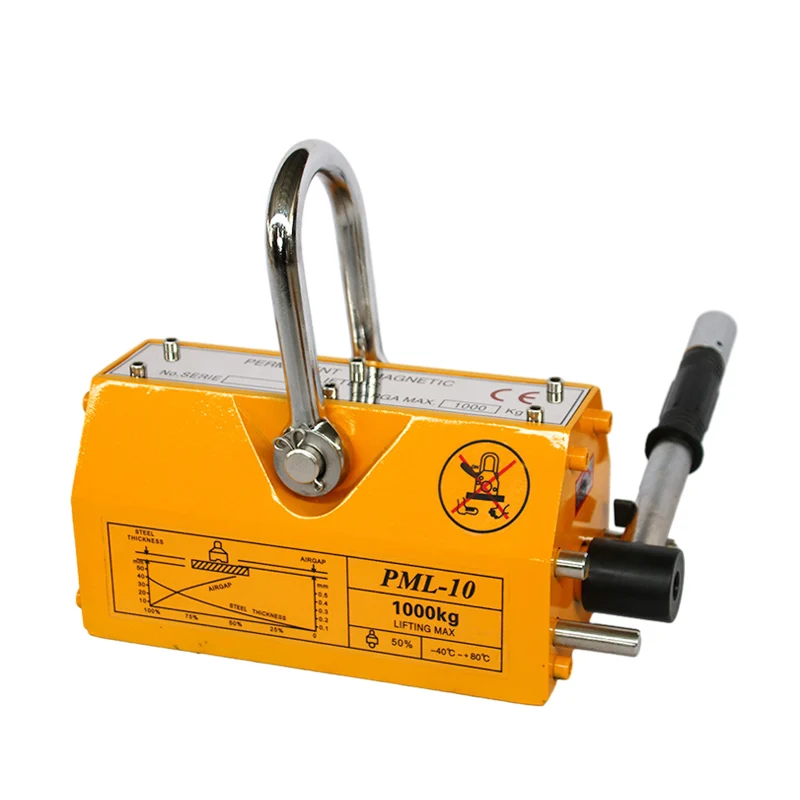 Hoisting Magnet Lifting Portable Magnetic Lift Crane 500kg 1ton 3ton Permanent Magnetic Lifter