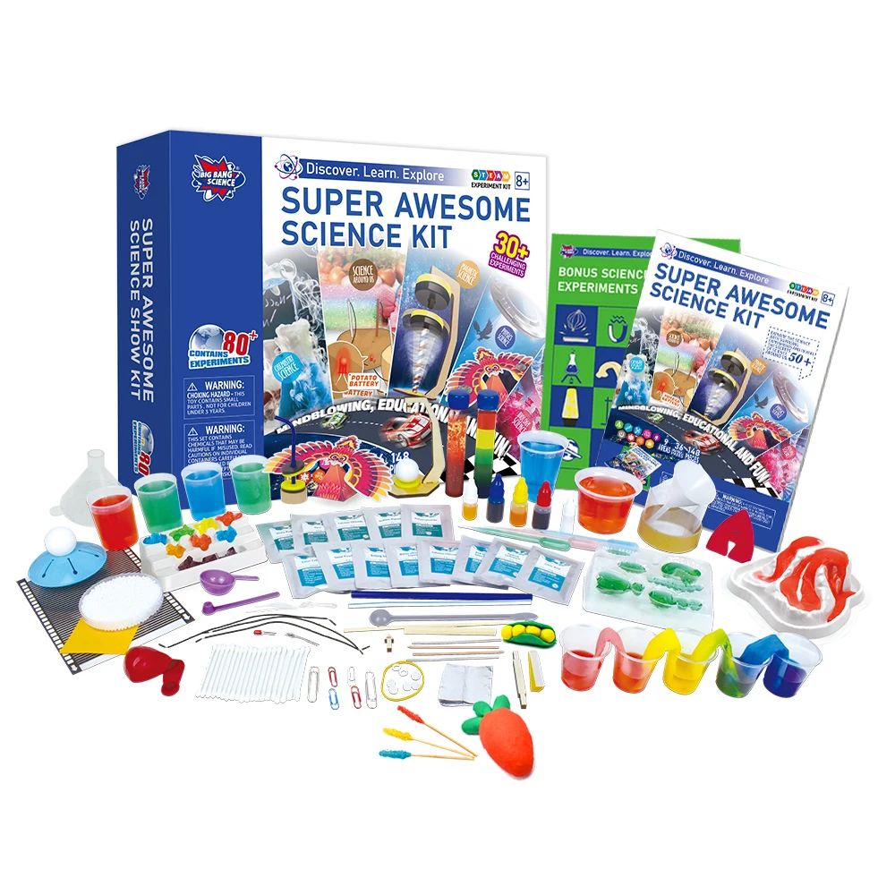 Hot Selling Mega Chemistry Showing STEM SMART Science Advanced Learning and Creative Fun Experiment Kit Toys for Kids 8+
