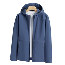 Custom Men Pure Windproof Waterproof Outdoor Jacket Breathable Plain Winter Softshell Jacket With Fleece