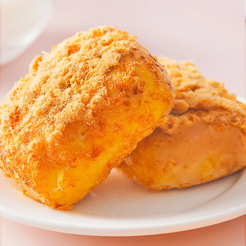 Chinese wholesale meat floss bread with jam 5 bags bag packaging style